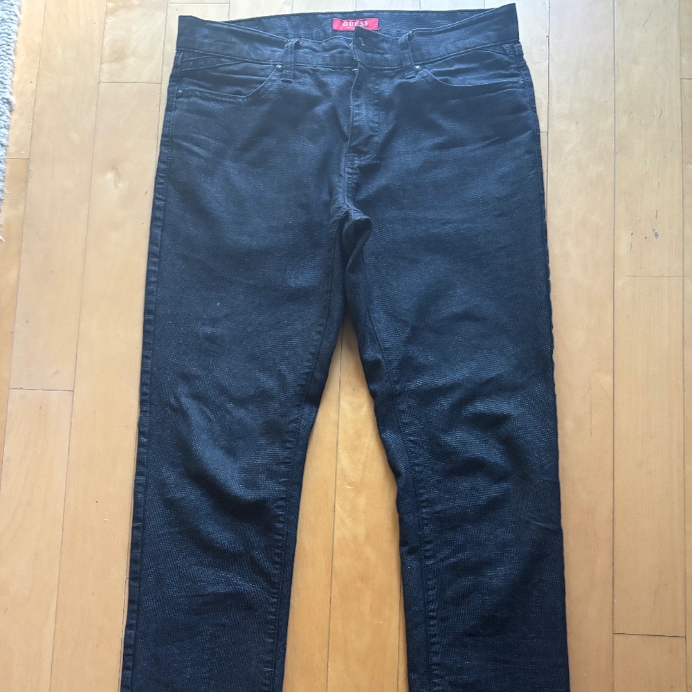Vintage Guess slim/skinny pants charcoal